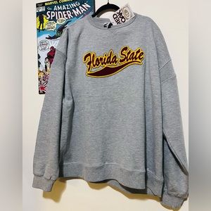 Vintage Sweatshirt Florida State W/tags 2X Red Oak